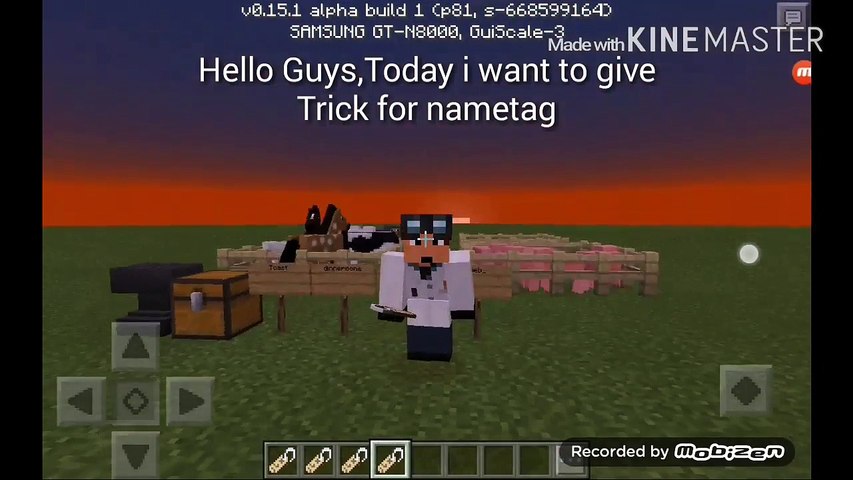 Minecraft Pocket Edition Trick To Use Name Video Dailymotion