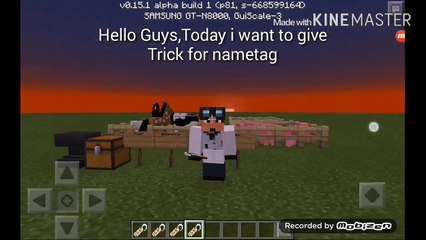 Minecraft:Pocket Edition|Trick to use Name Tag