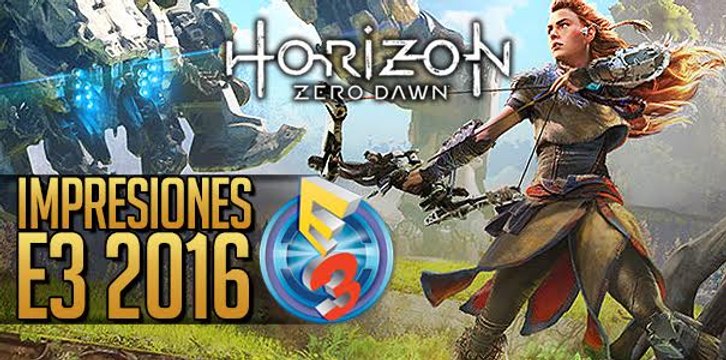 E3 2016: Matando dinosaurios del futuro en Horizon Zero Dawn
