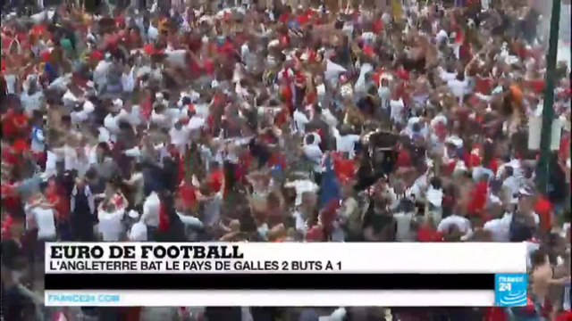 EURO 2016 : L'Angleterre bat le Pays de Galles sur le fil 2 buts à 1