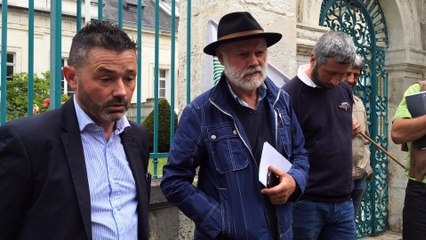 Conférence de presse FNSEA devant la Préfecture d'Angoulême: le problème de la radicalisation