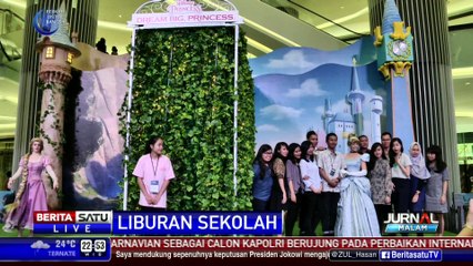 Bertemu Tokoh Tangled dan Cinderella di Lippo Mal Puri