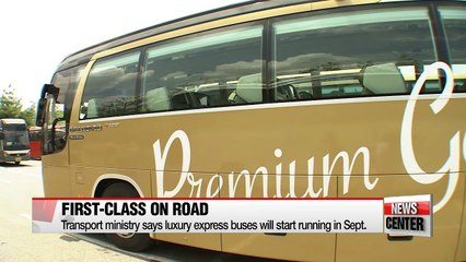 Gov't to launch luxury express bus service from September
