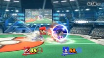 Super Smash Bros online Mario vs Sonic