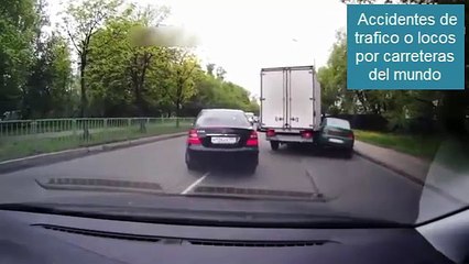 Dangerous road. Car accident 12