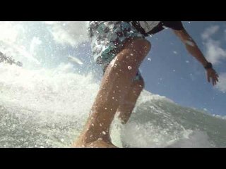 surfing con la gopro jijij isla verde