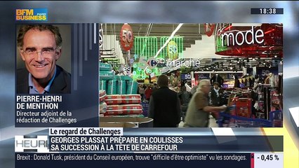 Le regard de Challenges: Georges Plassat prépare en coulisses sa succession à la tête de Carrefour - 16/06