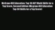 Read McGraw-Hill Education: Top 50 ACT Math Skills for a Top Score Second Edition (Mcgraw-Hill