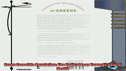 best book  Green Smoothie Revolution The Radical Leap Towards Natural Health