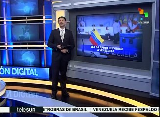 Internautas replican el respaldo de OEA a Venezuela