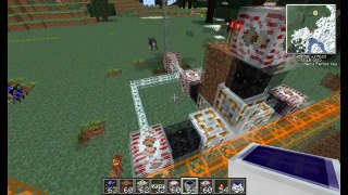 Minecraft Technic/Tekkit quarry running at extremene voltage