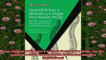 Free PDF Downlaod  Final FRCR Part A Modules 46 Single Best Answer MCQS The SRT Collection of 600 Questions  BOOK ONLINE