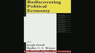 Popular book  Rediscovering Political Economy
