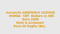 HONDA  CRF  Enduro cc 450