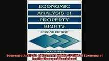 Popular book  Economic Analysis of Property Rights Political Economy of Institutions and Decisions