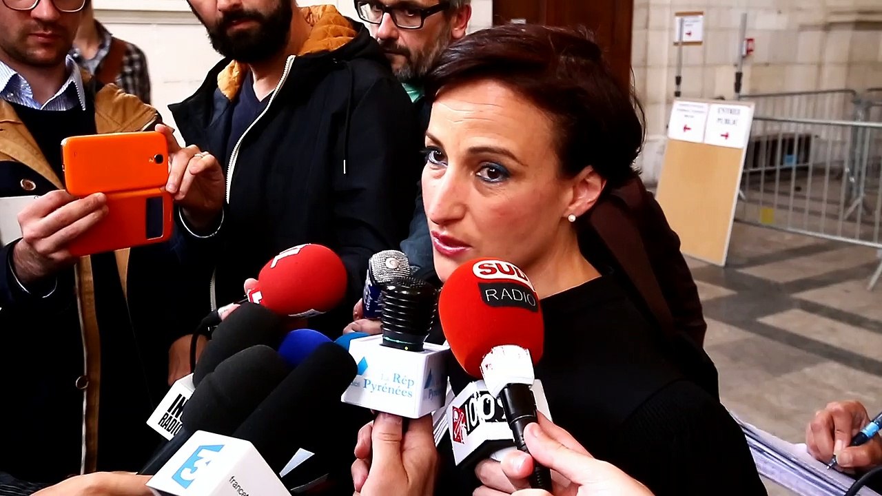 Me Loréa Chipi, avocate de Claude Ducos, après l'énoncé du verdict