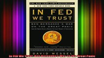 READ book  In FED We Trust Ben Bernankes War on the Great Panic Full Free