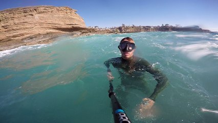 Crazy Surge Waves While Snorkeling