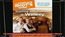 favorite   The Complete Idiots Guide to Starting and Running a Winery Complete Idiots Guides