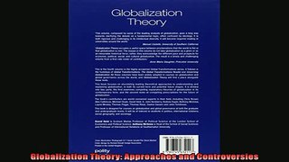 Popular book  Globalization Theory Approaches and Controversies