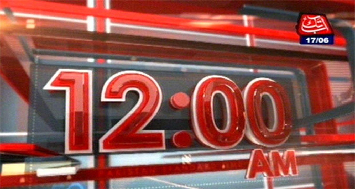 AbbTakk Headlines – 12 AM – 17 June 2016