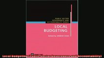 Enjoyed read  Local Budgeting Public Sector Governance and Accountability