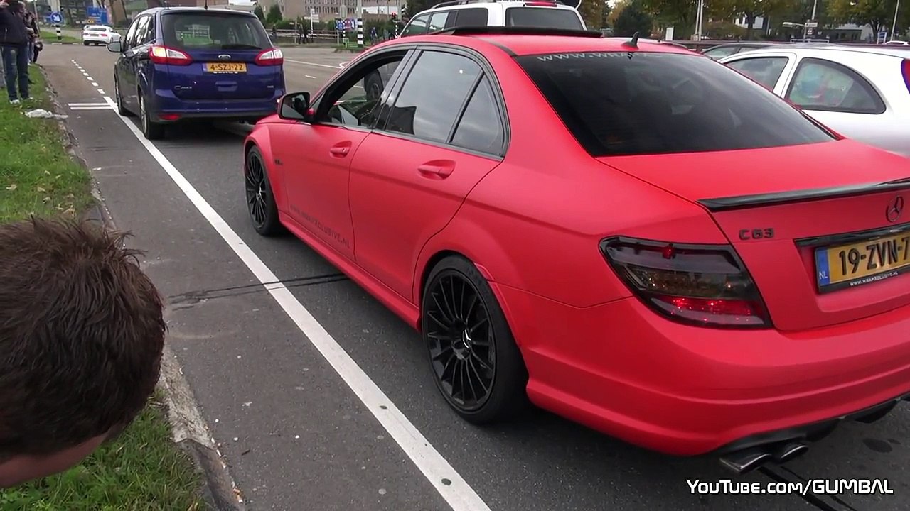 Mercedes-Benz C63 AMG w/ iPE Exhaust - Loud Revs & Accelerations!