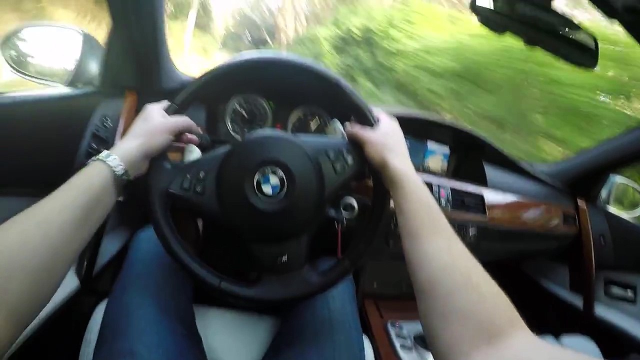BMW M5 E60 Onboard Country Road V10 Sound Acceleration Over Take Test Drive Beschleunigung