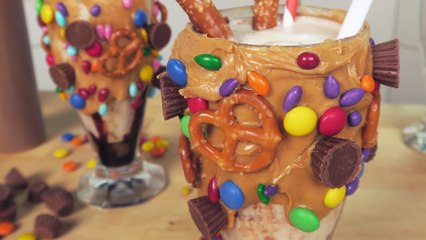 This Salted Caramel Pretzel Milkshake Has Everything You Want in a Dessert