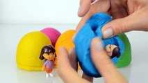 Amazing play doh  monster mike and dora the exp | New Play Doh monster mike and Dora the Exp