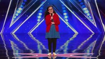 Lori Mae Hernandez 13-Year-Old Stand-Up Owns Donald Trump - Americas Got Talent 2016 Auditions