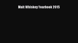 Read Book Malt Whiskey Yearbook 2015 E-Book Free