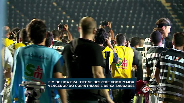 Em três passagens, Tite escreveu seu nome na história do Corinthians