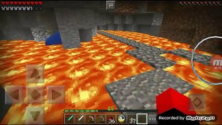 Minecraft PE Let's Play Part 9 | I almost DIED!!!