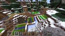 Minecraft PE 0.12.1 Snow Village Seed! [Deutsch/HD ]