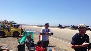 B-25 Mitchell fly by