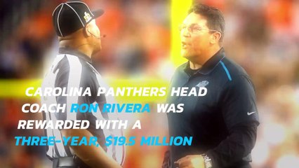 Panthers' coach Ron Rivera signs 3-year, $19.5M extension