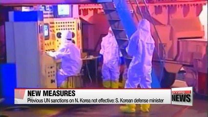 S. Korea's defense minister to work closely with France and EU to denuclearize N. Korea