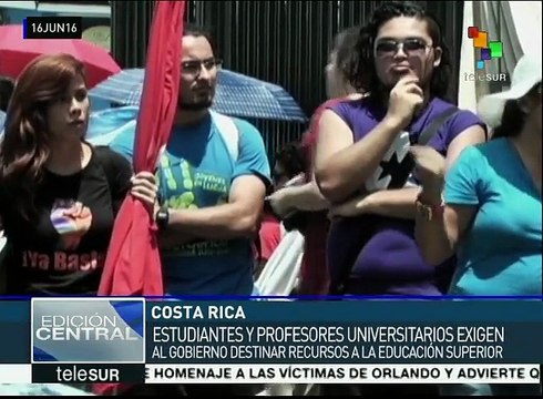 Costa Rica: sector universitario exige más recursos a la educación