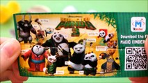 Kinder Surprise Eggs Unboxing Kung Fu Panda 3 Kinder Überraschung huevos sorpresa