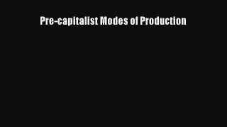 [PDF] Pre-capitalist Modes of Production Read Online