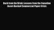 [PDF] Back from the Brink: Lessons from the Canadian Asset-Backed Commercial Paper Crisis Read