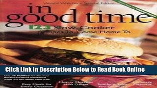 Download in good time (Weight Watchers cookbook) (Weight Watchers)  PDF Online