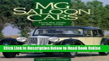 Read MG Saloon Cars: From the 1920s to the 1970s  Ebook Free