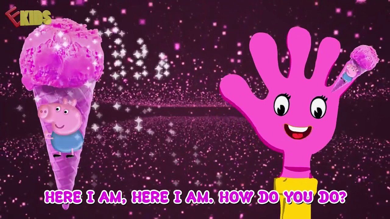 Peppa Pig Ice Cream Finger Family Nursery Rhymes by Ekids