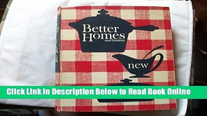 Read Better Homes and Gardens New Cook Book (5-Ring, 1962 Revised Edition)  Ebook Online