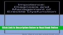 Download Impotence: Diagnosis and Management of Erectile Dysfunction  Ebook Free