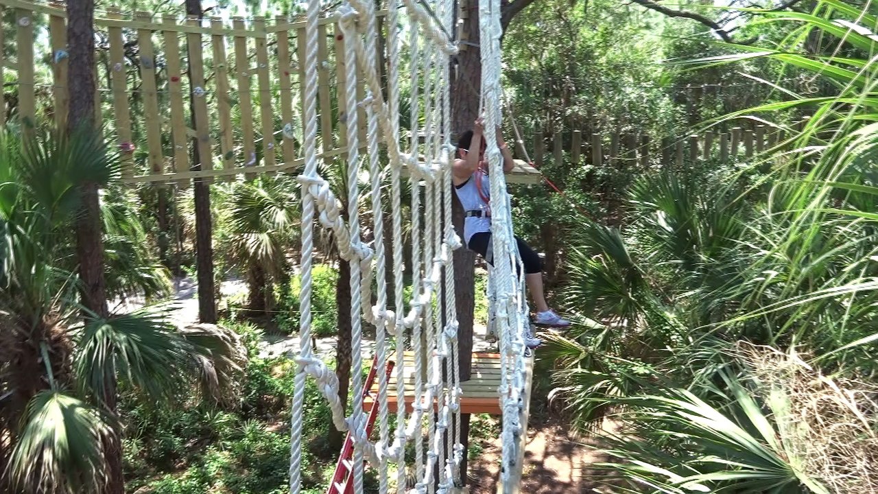 11 Mom in a waterfall of nets
