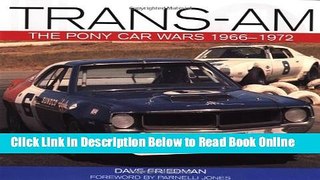 Read Trans-Am: The Pony Car Wars, 1966-1971  Ebook Free