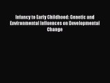 Read Infancy to Early Childhood: Genetic and Environmental Influences on Developmental Change